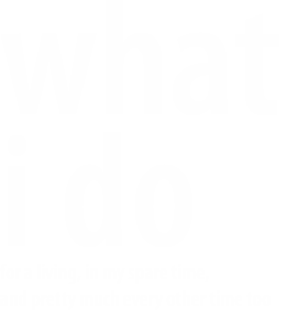 what i do